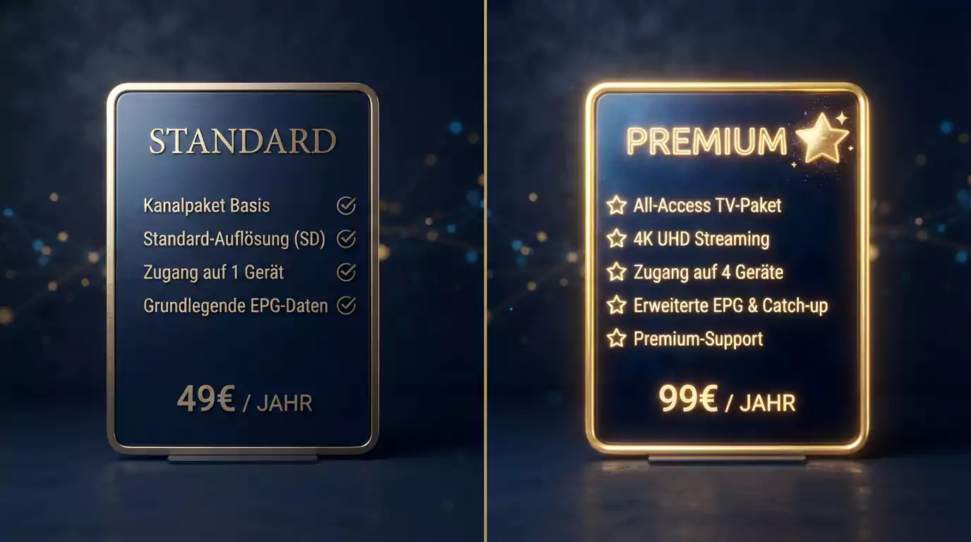 IPTV France Pro Standard vs Premium — Quelle Différence ? | IPTV France Pro 4K